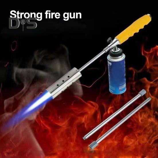 Unkrautbrenner für den Außenbereich mit abnehmbarem langem Arm, einstellbares Flammenkontrollventil, Lötlampe zum Jäten, Flammenwerfer, Propan-Unkrautbrenner für Camping