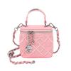 Rhombus chain portable box bag new simple women's bag casual temperament single shoulder crossbody small square bag