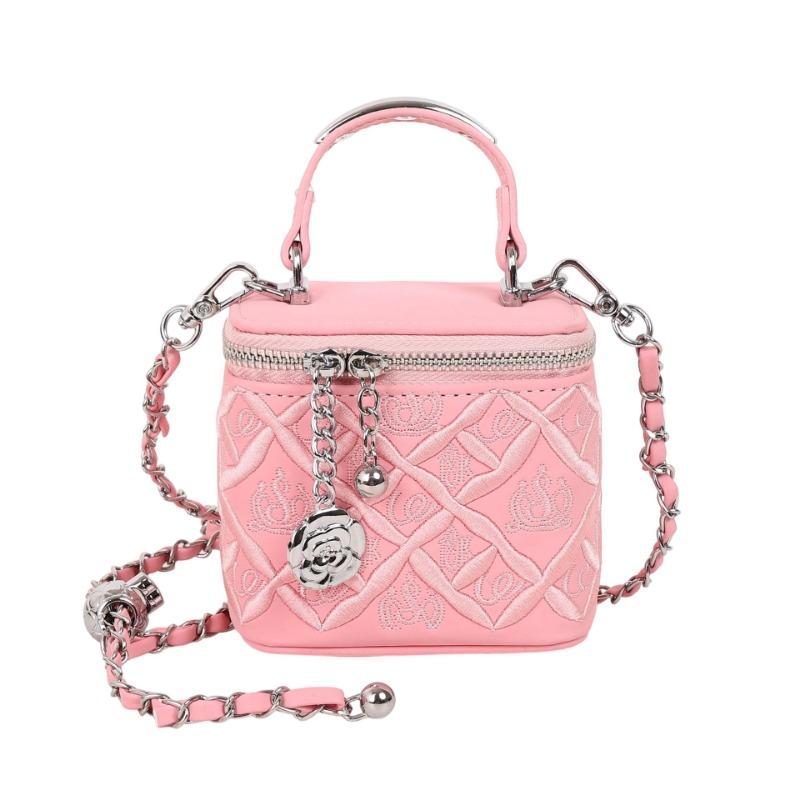 Rhombus chain portable box bag new simple women's bag casual temperament single shoulder crossbody small square bag