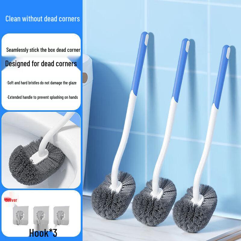 LIEI Wall-Mounted Toilet Brush with Base