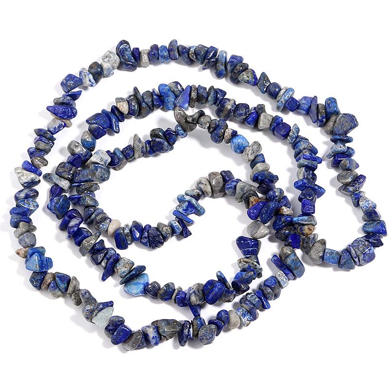 Natural Stone Beads Irregular Crystal Aquamarines Amethysts Gravel Chips Beads For Jewelry Making DIY Bracelet Necklace Accessor
