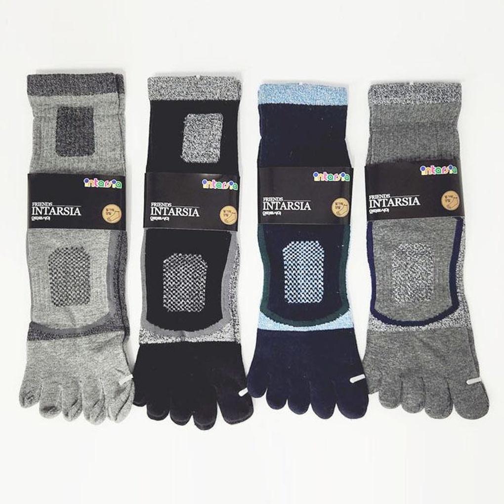 

1 pair of men s sports thick toe socks black