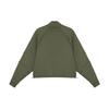 Nike Dri-Fit Solid Color Stand Collar Half-Zip Quick-Drying Casual Crop Sweatshirt Women Tops Khaki-Green FB5231-325