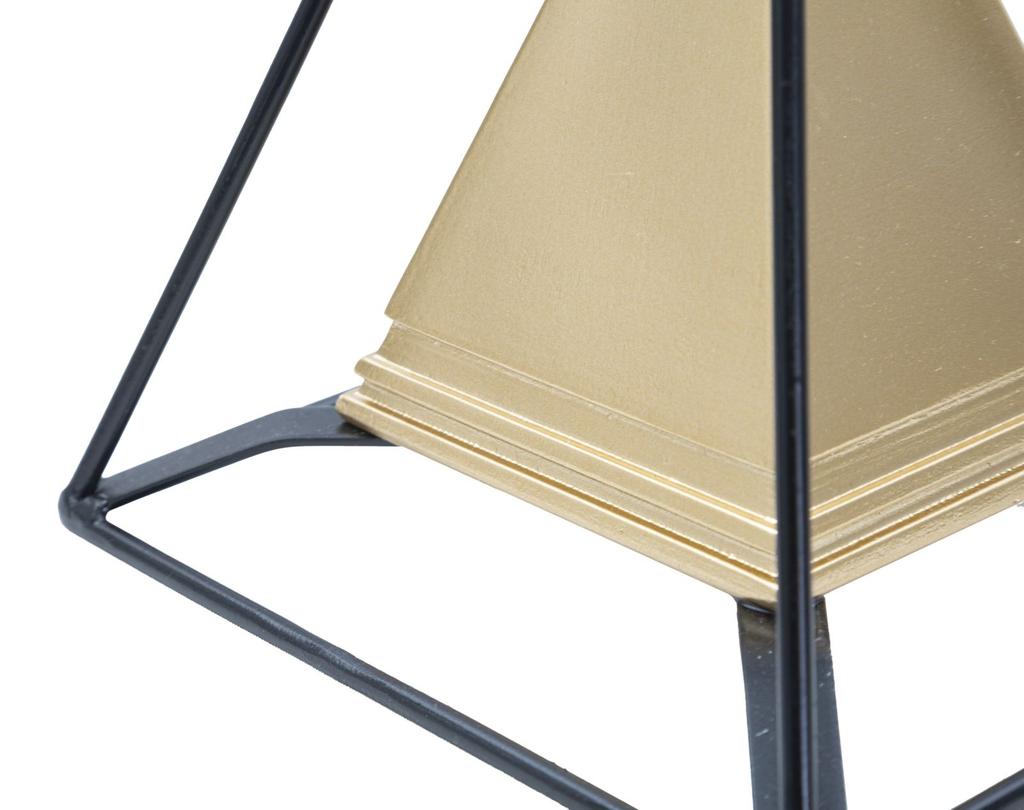 Piramid Gold Mit Eisen Cm 15X15X21