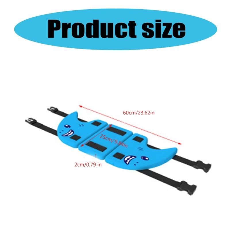 Children Swimming Sports Back Float Wearable Fish Fin Shaped Float Swimming Trainer for Kids Child Pool Swim