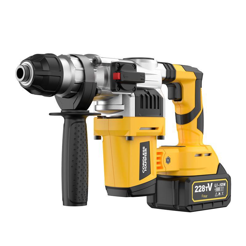 21V Brushless Lithium Hammer Drill: High-Power Electric Impact for Concrete