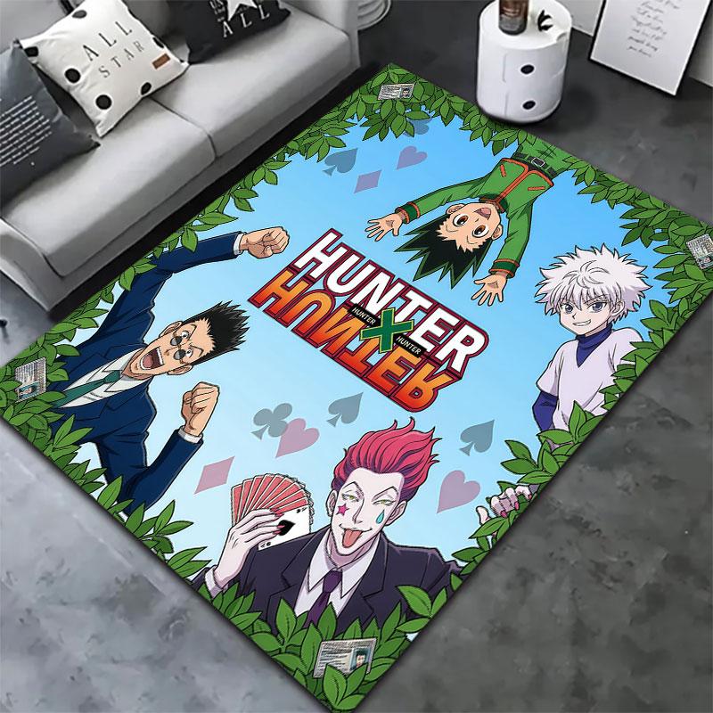 Hunter X Hunter Teppich Teppich für Wohnzimmer Schlafzimmer Zuhause Sofa Dekoration Kinder Spielen Rutschfeste Bodenmatte