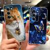 For Xiaomi Redmi 15 5G Case Cute Cat Luxury Painted Cover 6.9'' Soft Slim Phone Case For Xiaomi Redmi 15 Redmi15 4G Fundas Coque