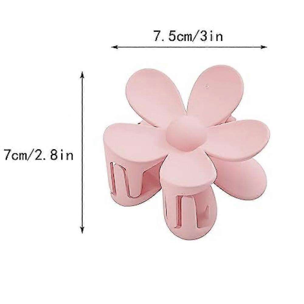 8 Pcs Multi-Color Abs Material Flower-Shaped Hair Grip Clip For Women'S Daily Wear Hair Grip Fresh Hair Clip Hair Accessories