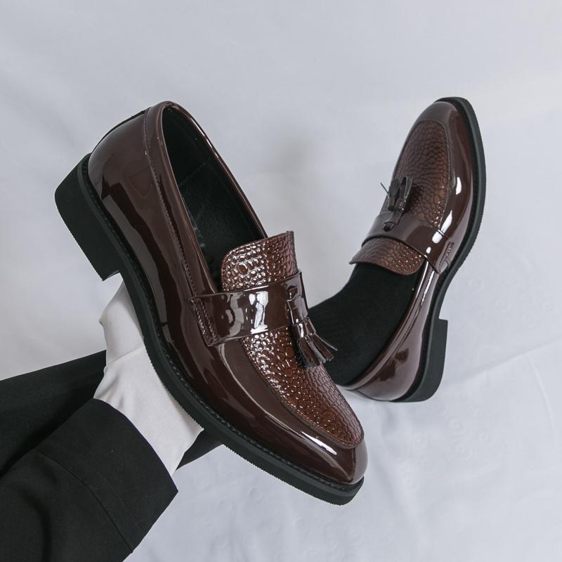 Classic Social Formal Leather Shoes Men Party Leather Casual Business Shoes Men Leather Loafers Men's Dress Shoes