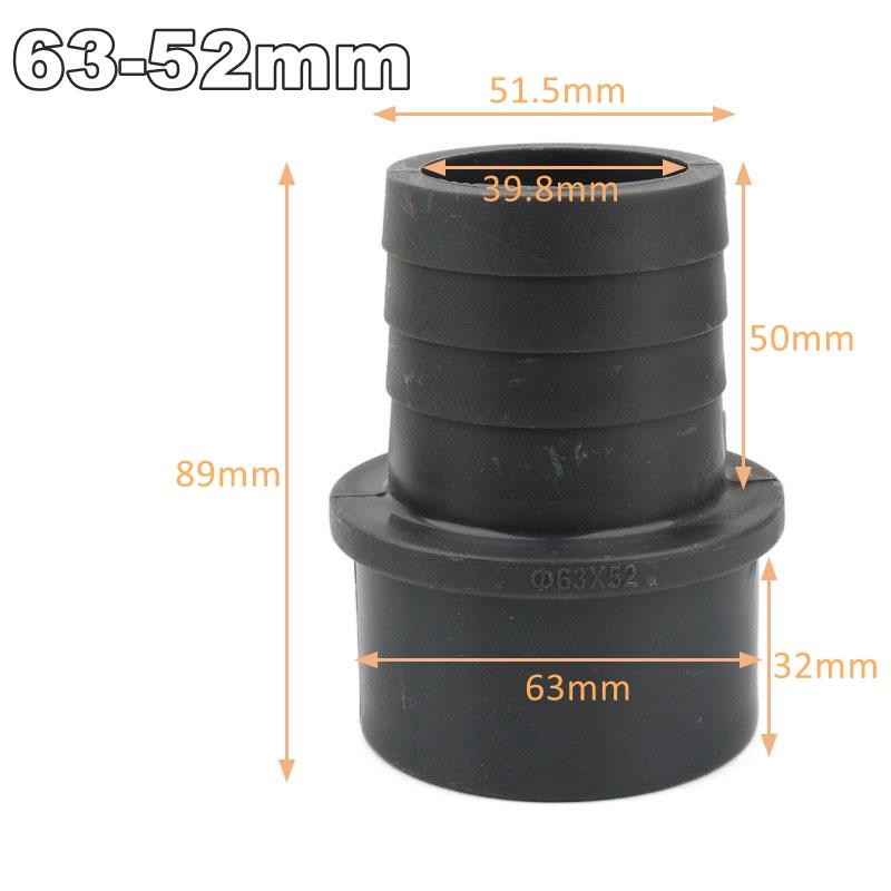 Conectores de UPVC de 16/20/32/40/50/63 mm Conector para Riego de Jardín Adaptador para Tubo Flexible Suave Accesorios para Tuberías de Agua