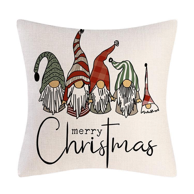 New Christmas Pillowcase Home Sofa Cushion Cover Living Room Festive Decoration Pillow