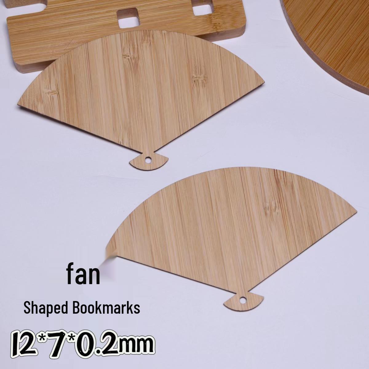 Bamboo Bookmark Set: Enamel Base, DIY Handmade Wish Cards & Creative Origami Carving Fan Cheongsam Bookmark