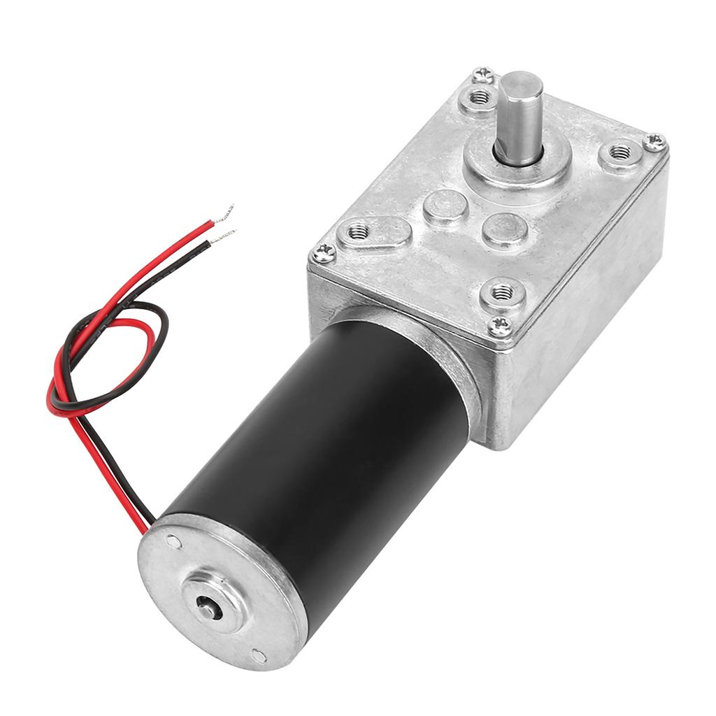Moteur réducteur électrique à couple élevé et vitesse réduite, moteur à vis sans fin réversible, arbre de 8 mm, 12 V