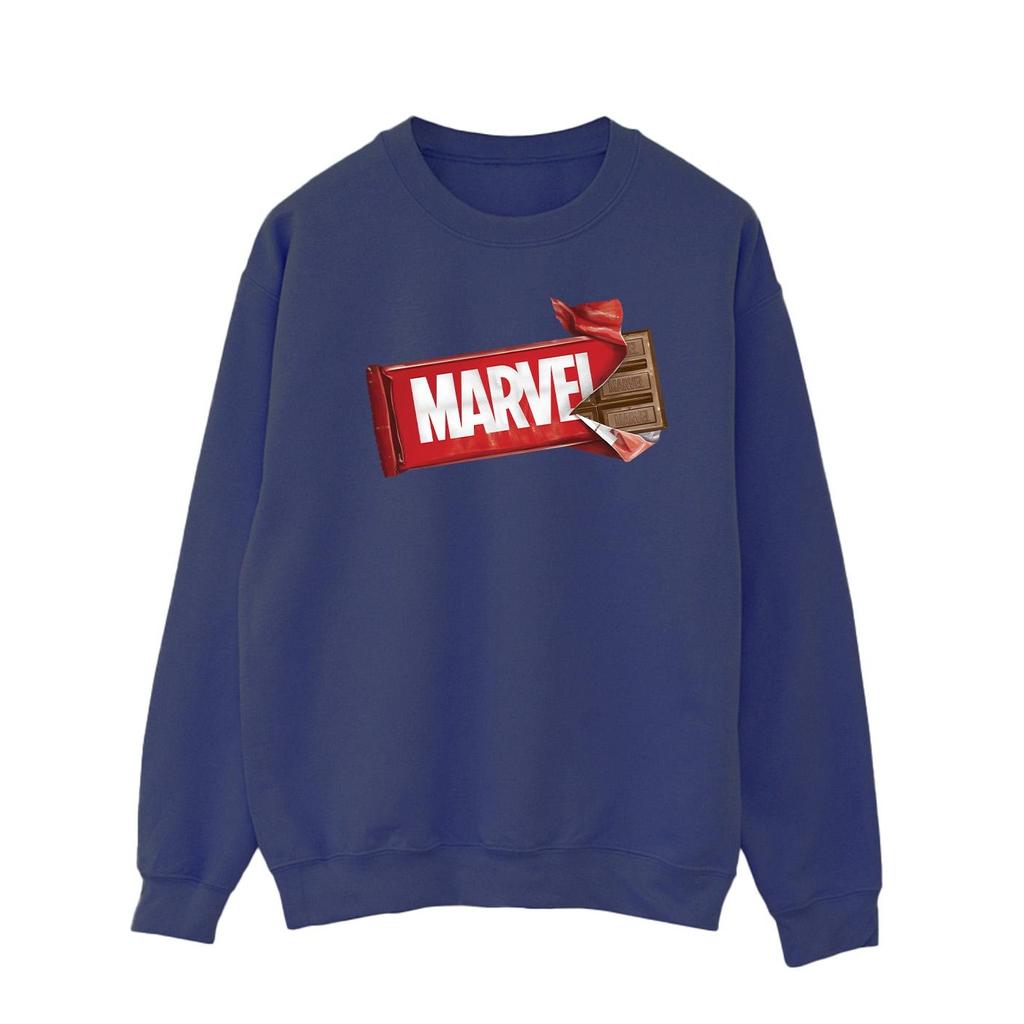 Marvel Universe Mens Marvel Chocolate Sweatshirt