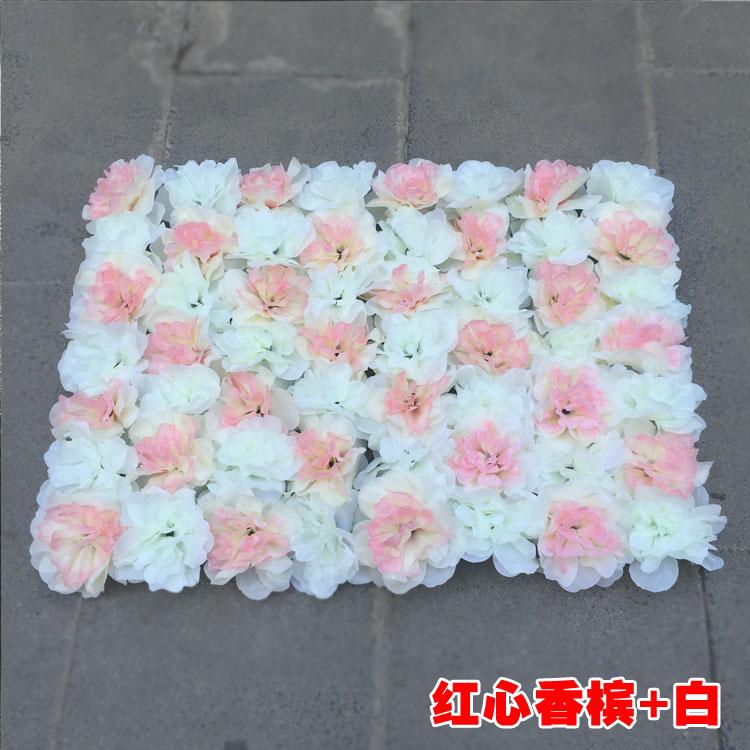 60X40CM Artificial Silk Rose Flower Wall Wedding Christmas Decoration Decorative Silk Hydrangea Wedding Decoration Backdrop