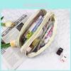 Korean Style Large Capacity Canvas Pencil Bag With Seethrough Window For Students And Professionals