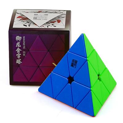 Yj Yulong V2M Cubo piramidale magico Senza adesivo Yongjun Triangolo Puzzle Cubi di velocità per bambini Giocattolo regalo per bambini