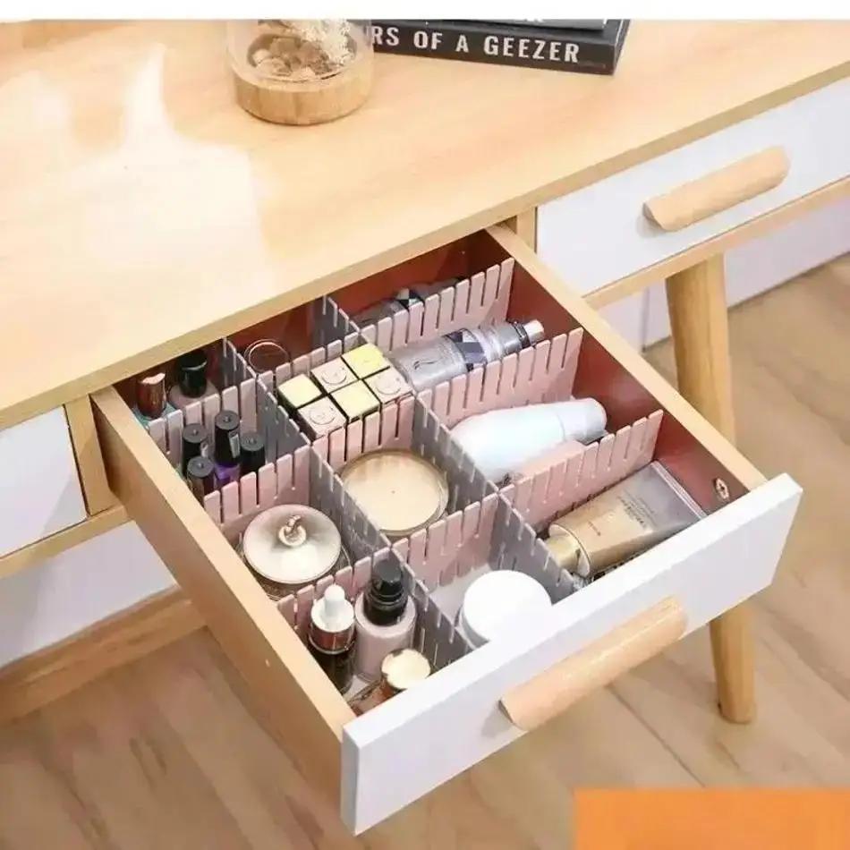 Plastic Drawer Partition Board Free Combination Classification Partition Board Socks Partition Convenience Household Storage