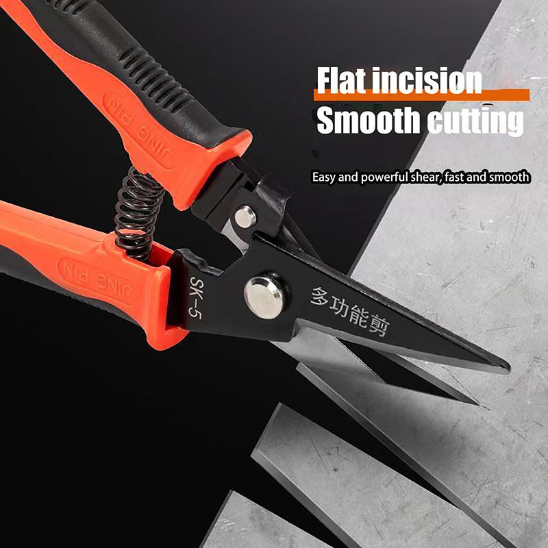 Aviation Scissor Snips Metal Sheet Snip Scissors Industrial Cutter Multipurpose Carpet Cutting Scissors