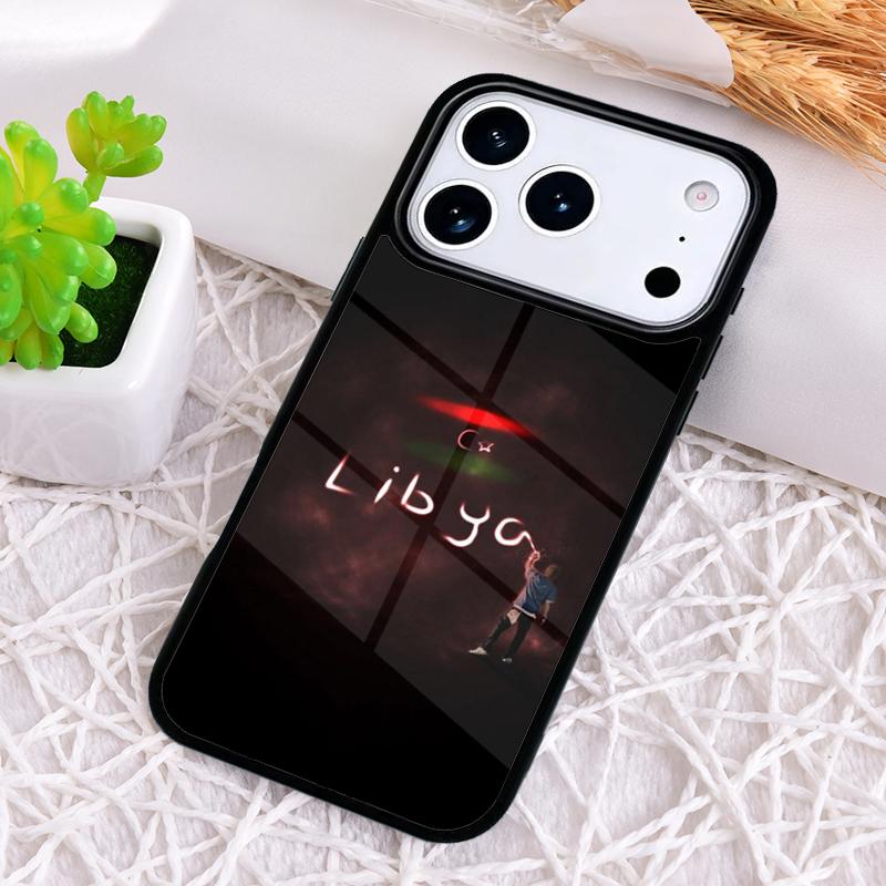 Libya Flag Soft Phone Case for iPhone 17 Air 16 15 11 12 14 13 Pro Max Shockproof Cover
