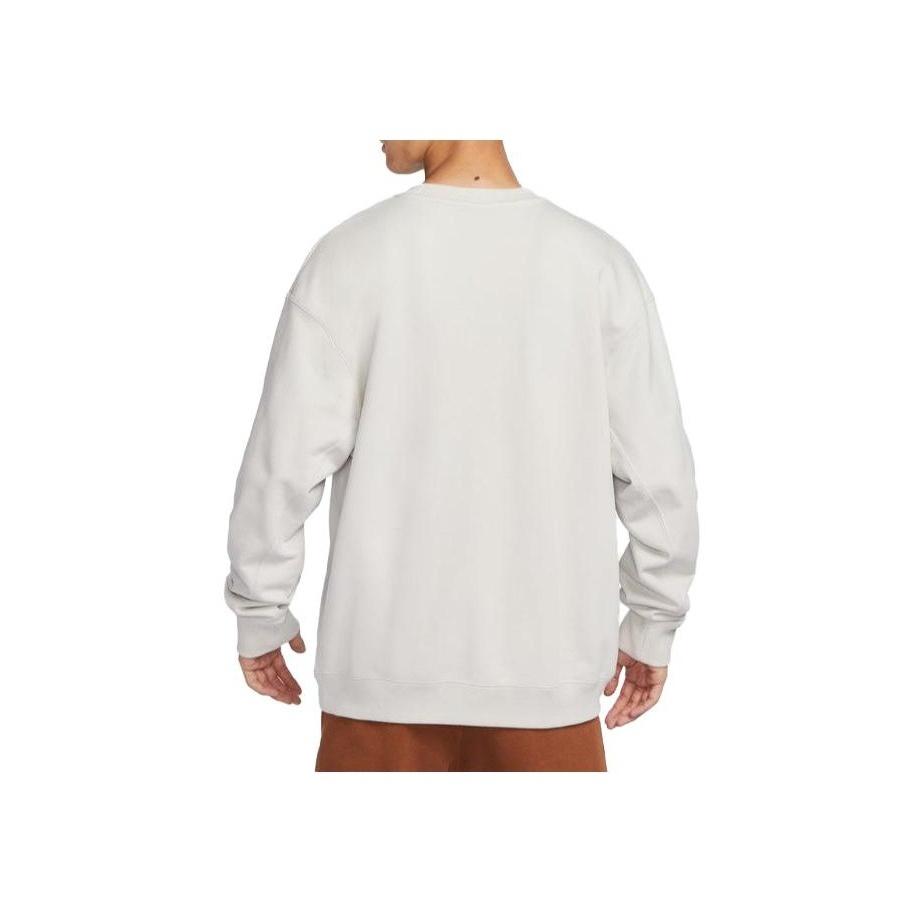 Nike Sportswear FW23 Casual Loose Long Sleeve Sweatshirt Men Tops Light-Bone FV8457-072