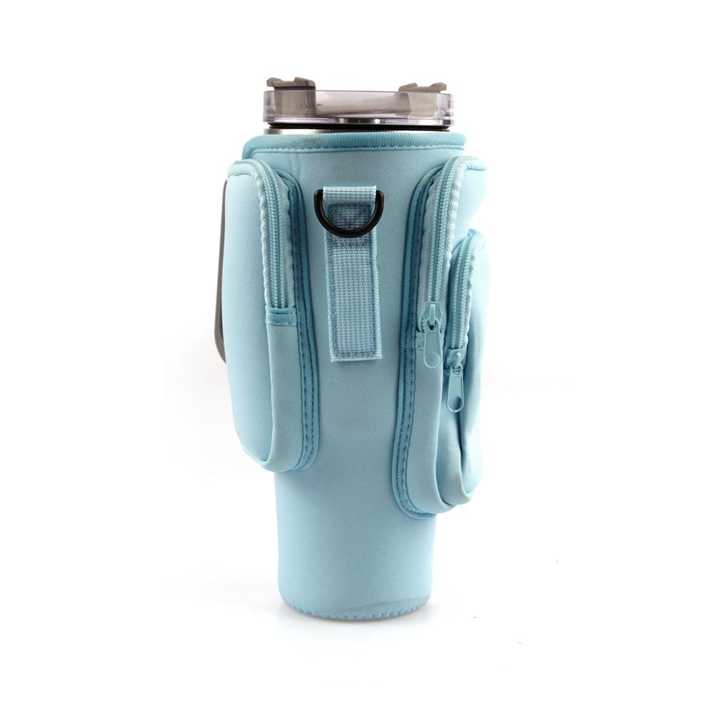 1pc Crossbody Bag Insulated Water Bottle Cover Sleeve for Cup Anti-fall 30oz/40oz Tumbler Protective Carrier Pouch Strap