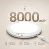 LED Motion Sensor Ceiling Light Rechargeable Smart Night Lamp Wireless Dimmable Round Flush Mount Fixture for Home