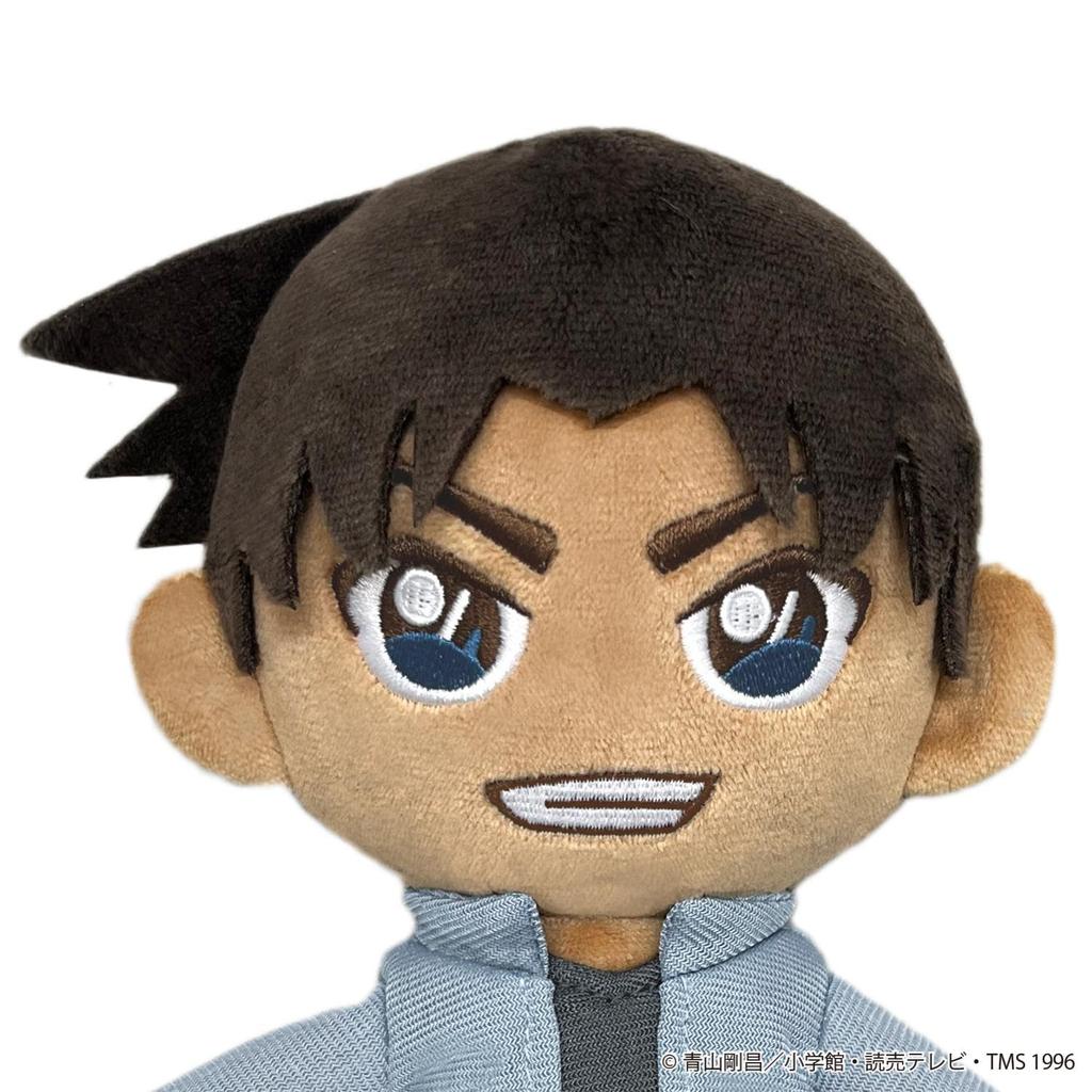 Boeki Detective Conan Fluffy Friends Hattori Heiji Plush Toy FCN03 San-ei (S) W11×D8×H16cm