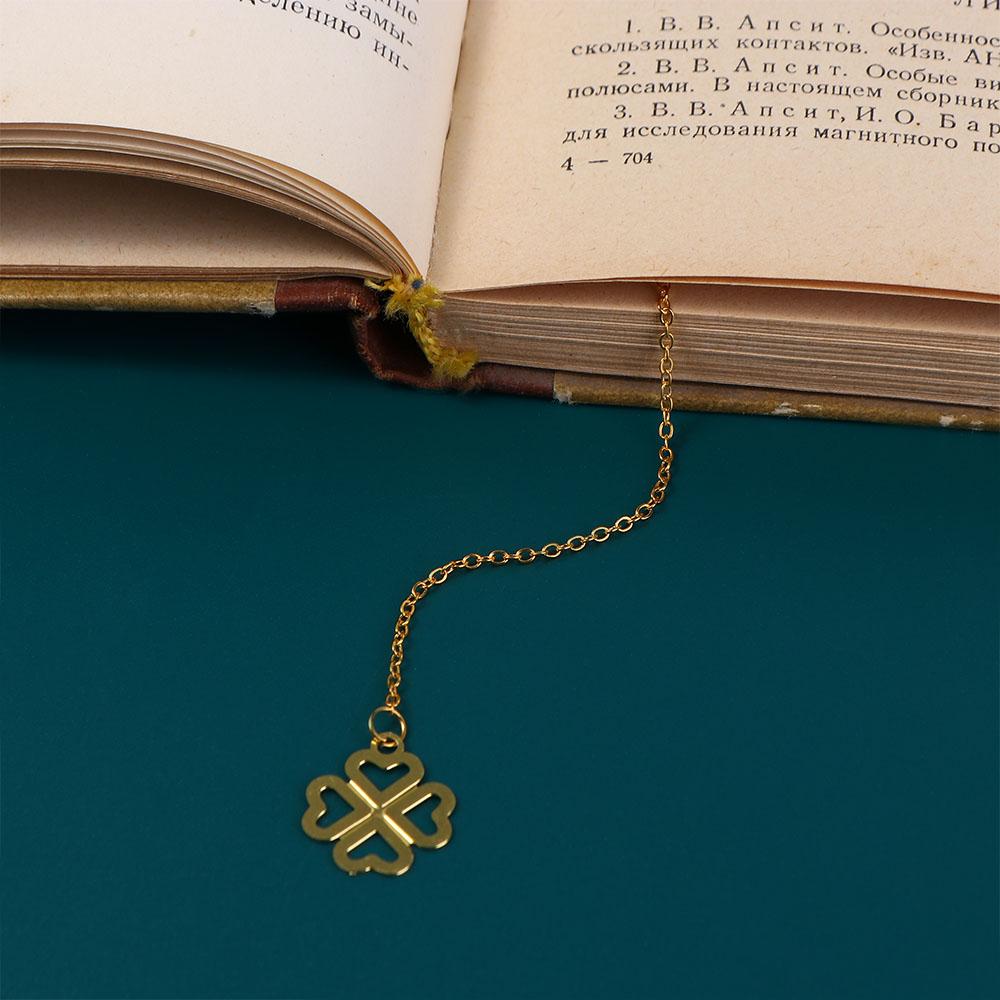 Clip Chinese Style Book Holder Page Clip Metal Bookmark Hollow Book Mark Bookmark Leaf Bookmark