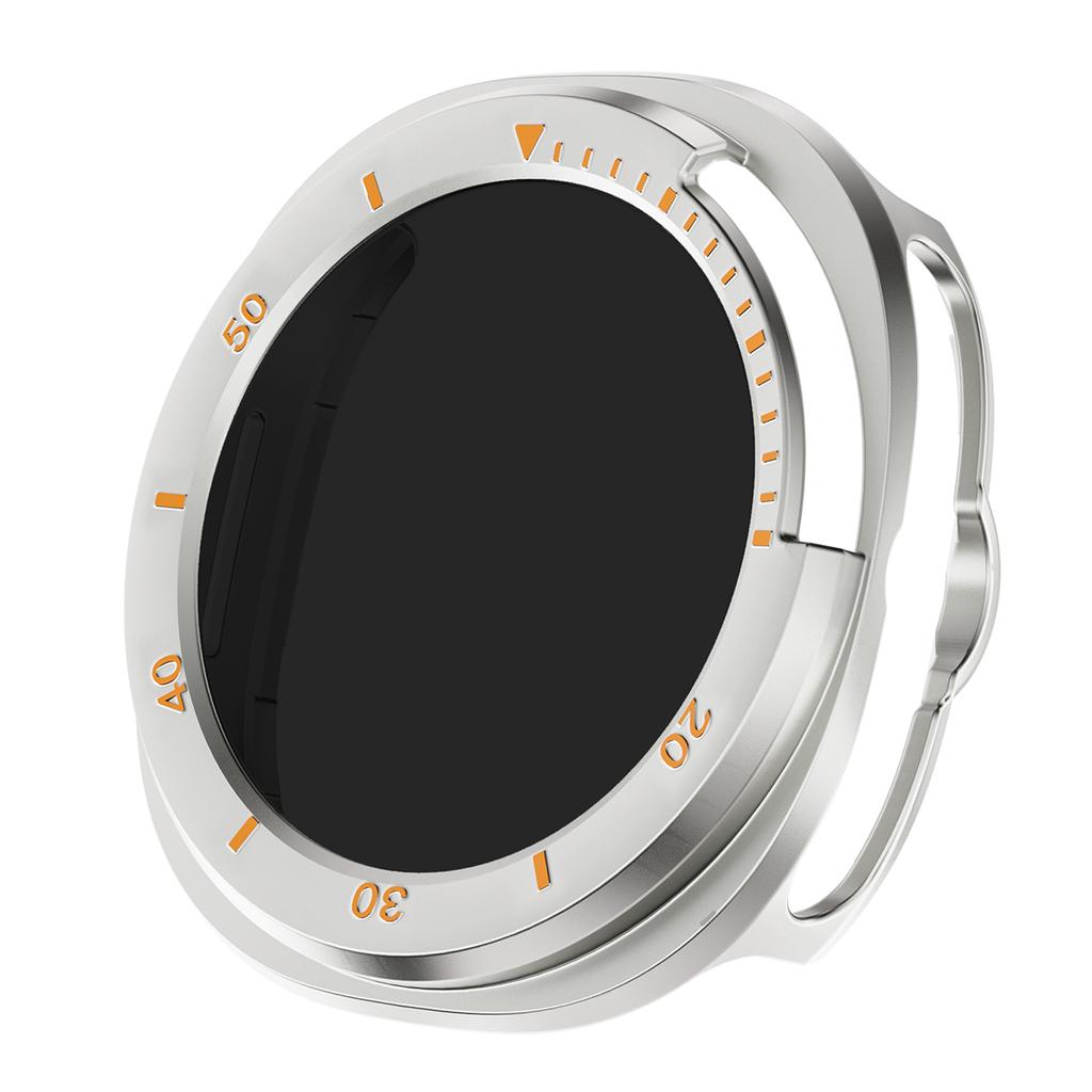 privacy film+PC case for samsung galaxy watch 8 classic cover bumper screen protector for galaxy watch 8 classic 46mm shell