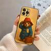 Cute P-Paddington B-BearS  Phone Case For iPhone 17,16,15,14,13,12,11 Plus,Pro Max,XS,Soft Silicone Black Cover