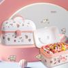 Large-capacity Children's Hair Accessories Storage Box Girl Hairpin Ring Hair Band Cute Rubber Band Head Rope Jewelry Box