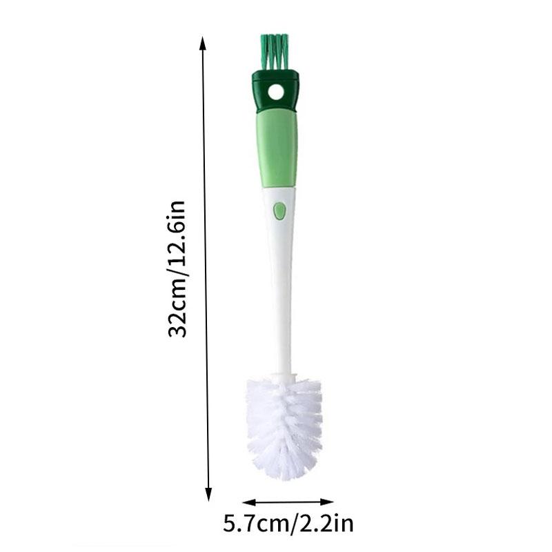 4 In 1 Cup Brush Long Handle Water Bottle Cleaner Brush Kitchen Clean Cups