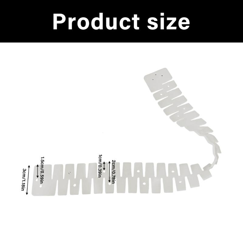 Silicone Hemmer Adjustable Hemming Tool Hem Sewing Rulers Crafting Accessories For DIY Crafting Shirt Necklines