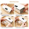 Mini Sigillatrice Elettrica Portatile Termosigillatrice per Snack Cucina di Casa Ricaricabile USB Sigillatrice Sottovuoto Pacchetto di Plastica