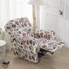 Recliner Floral Printed Sofa Cover Stretch Spandex Armchair Slipcovers Elastic Removable Lazy Boy Chair Covers For Living Room