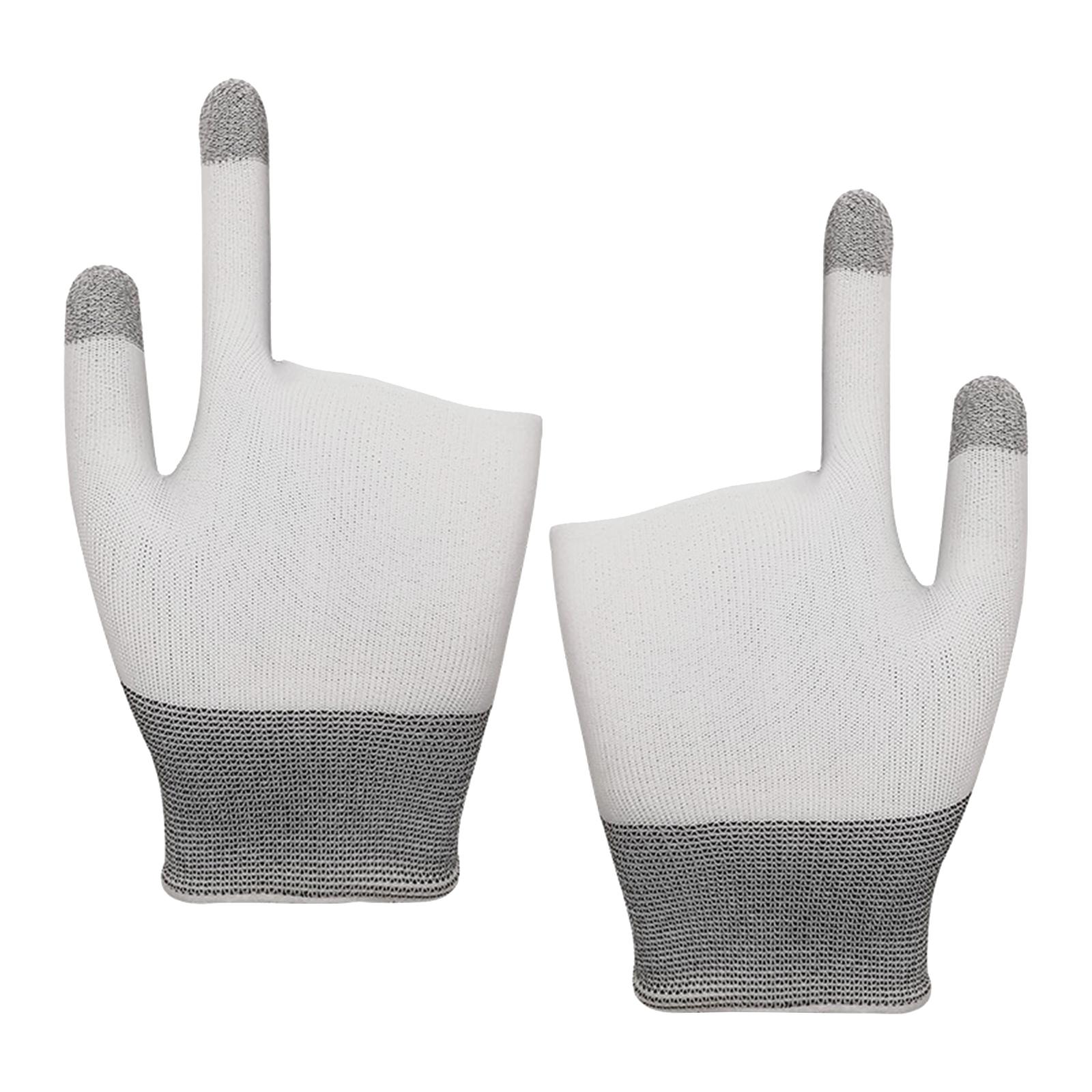 

Phone Gaming Finger Sleeves Multipurpose Fingertip Cover Game Accessories белый