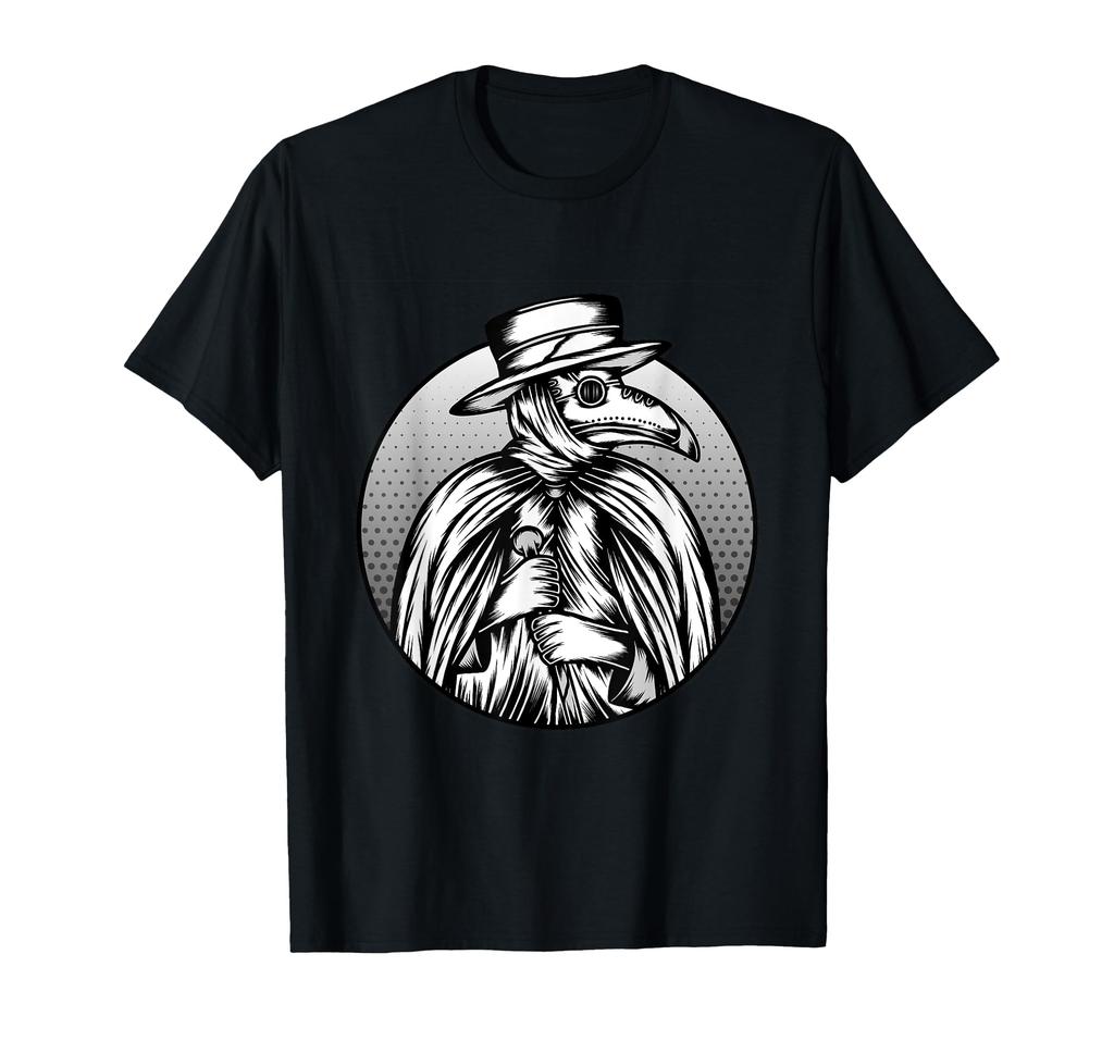 Plague Doctor Doctor Bird Mask Medieval Tarot Gift T-Shirt