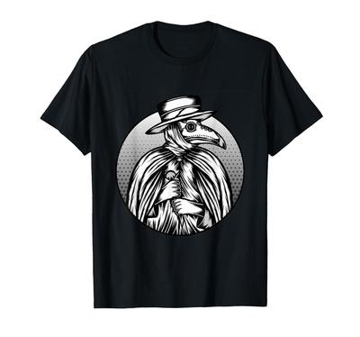 Plague Doctor Doctor Bird Mask Medieval Tarot Gift T-Shirt