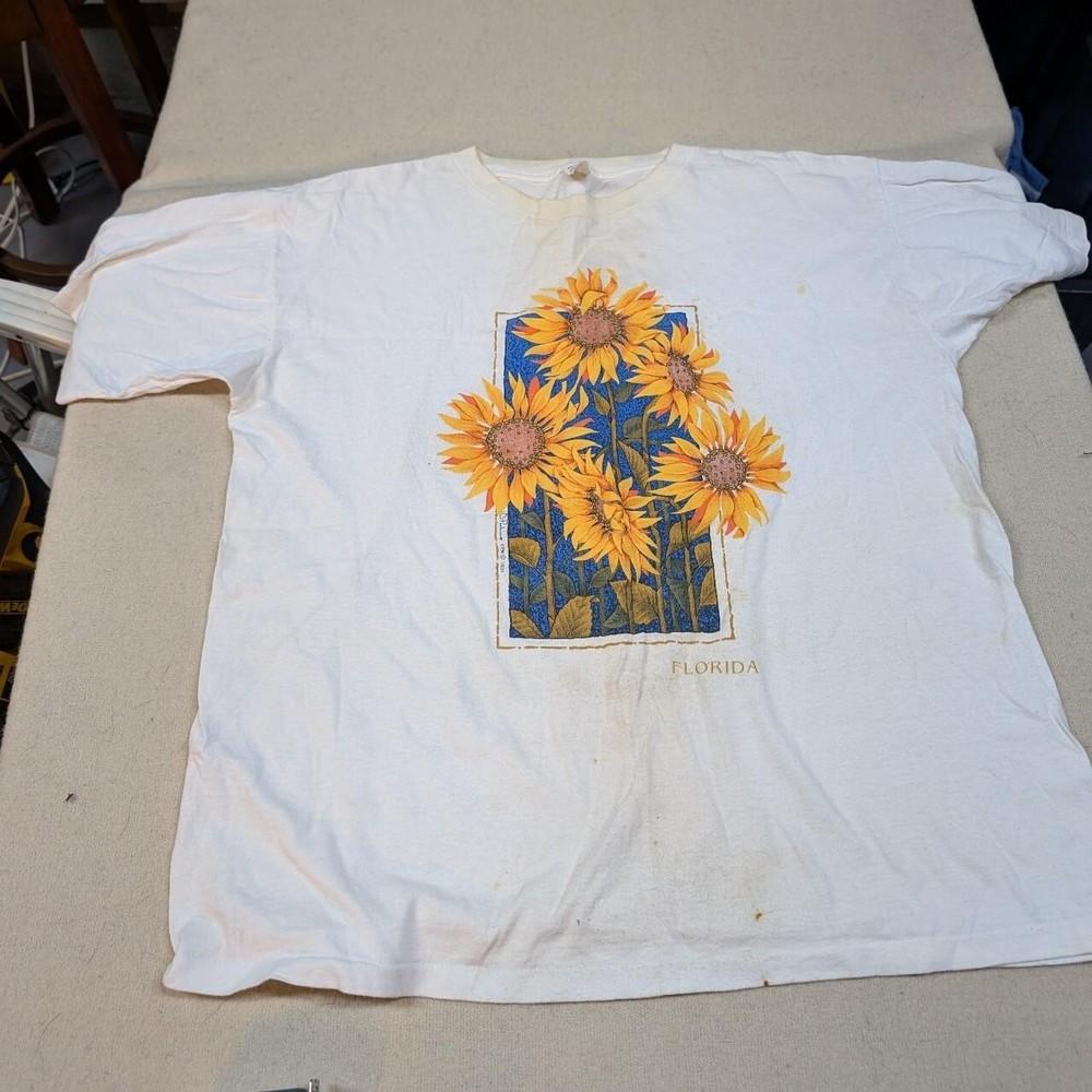 Vintage 90s Florida Sunflower Shirt Unisex Concert S to 5XL SG218 Unisex T-Shirt XXL