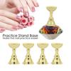 Nail Holder False Nail Tip Practice Stand Crystal Base Holder Nail Art Display Manicure #1
