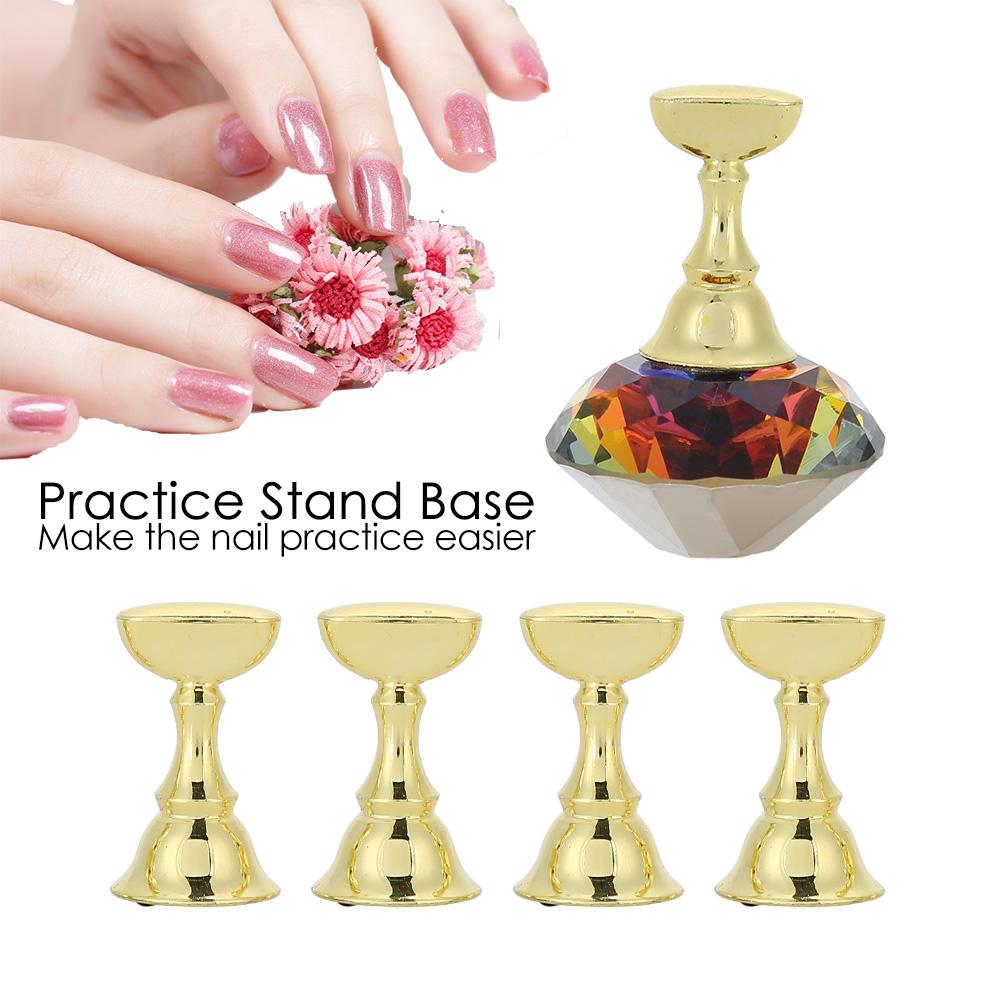 Nail Holder False Nail Tip Practice Stand Crystal Base Holder Nail Art Display Manicure #1