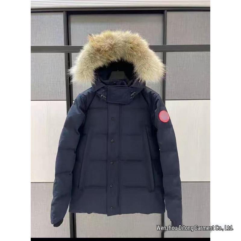 Men's Canadian Wyndhaw Down Parka with Wolf Fur Collar - 29 Styles Available