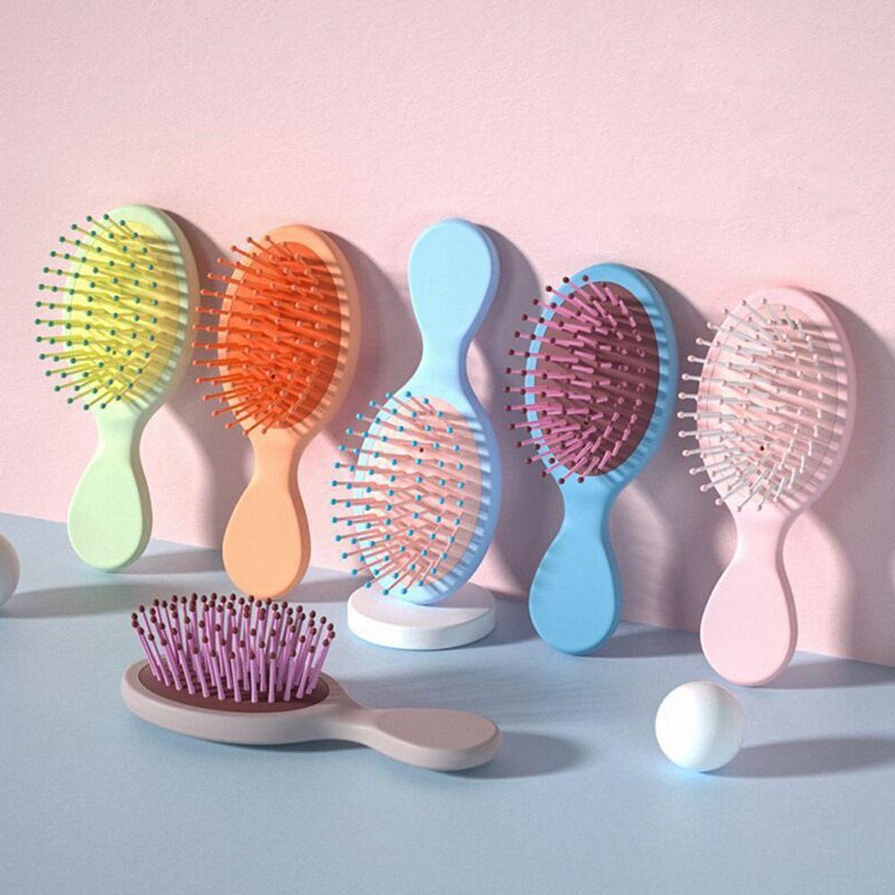 

Hair Curly Care Scalp Comb Anti Static Hair Comb Portable Scalp Massage Comb м ята зелений колір