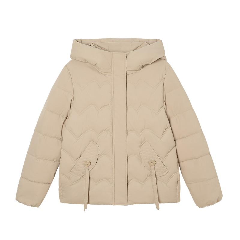 Winter New Cotton-padded Clothes Cotton-padded Clothes Hooded Versatile Loose and Thin Cotton-padded Jackets Simple Women's Jackets