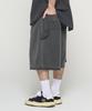 CARGOBROS Dirty Washed Carpenter Bermuda Pants (Charcoal)