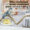 Non-slip DIY Bendable Perch for Birds Linen Rope Parrot Standing Perch  Cage Enrichment