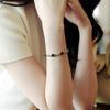 Real gold electroplating Korea Dongdaemun fashion new personality trendy zircon exquisite bracelet Internet celebrity temperament design jewelry