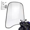 Universal Adjustable Windscreen Wind Deflector Motorcycle Windshield Extension Spoiler Widened Edging Wind Deflector Motorcycle